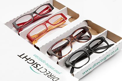 glasses in a try at home box