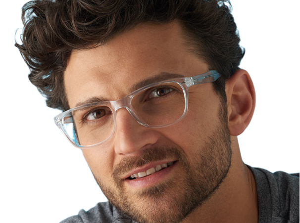 Man wearing glasses