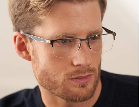 Man wearing glasses