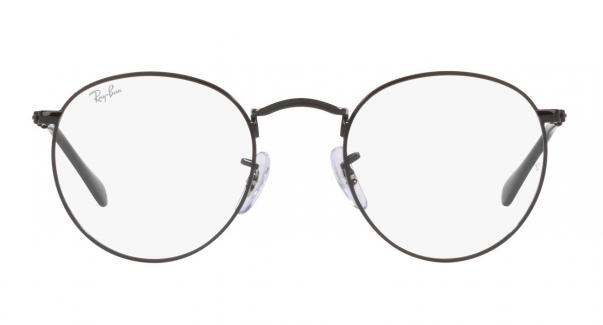 Round metal ray ban black hotsell